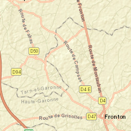Campsas Street Map