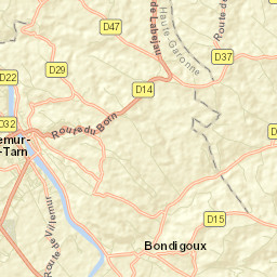 Villemur-sur-Tarn Street Map