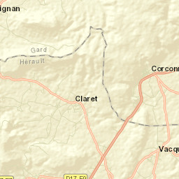 Claret Street Map