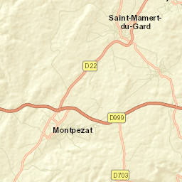 Saint-Mamert-du-Gard Street Map