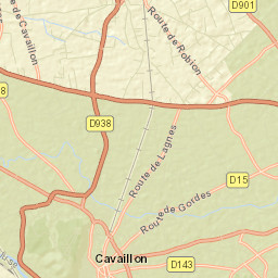 Taillades Street Map