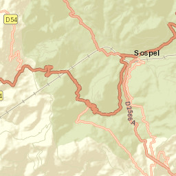 Sospel Street Map