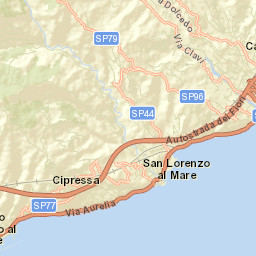 San Lorenzo al Mare Street Map