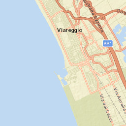 Viareggio Street Map