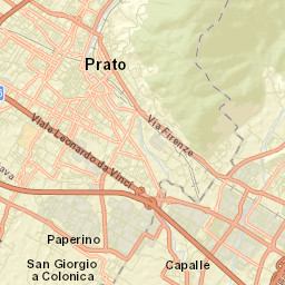 Provincia di Prato Street Map