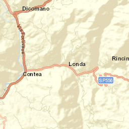 Dicomano Street Map