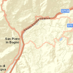 San Piero in Bagno Street Map
