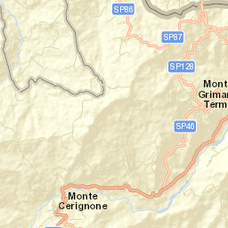Monte Cerignone Street Map