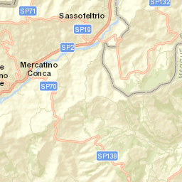Sassofeltrio Street Map