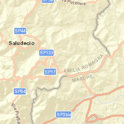 Saludecio Street Map