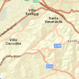 Villa Ceccolini Street Map