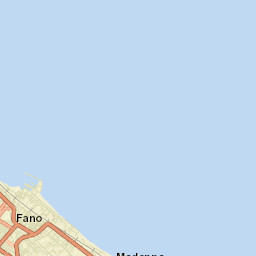 Fano Street Map