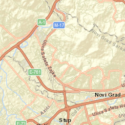 Sarajevo Street Map