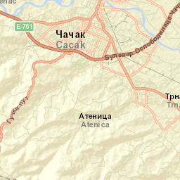 Čačak Street Map