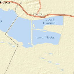 Comuna Cârna Street Map