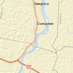 Comoșteni Street Map