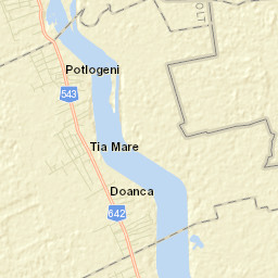 Potlogeni Street Map