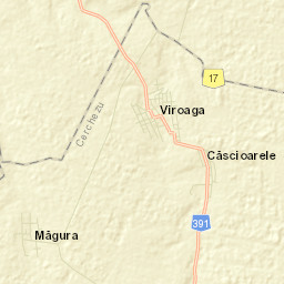 Comuna Cerchezu Street Map