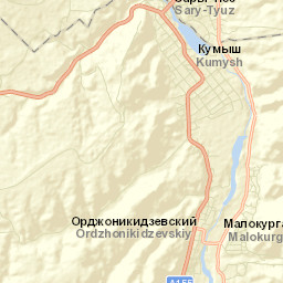 Kumysh Street Map