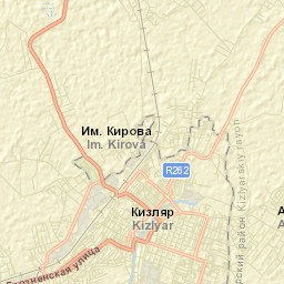 Kizlyar Street Map