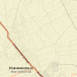 Novonikol’sk Street Map