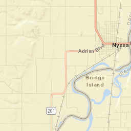 Nyssa Street Map