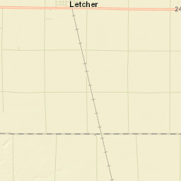24461-24499 404th Avenue Letcher Street Map