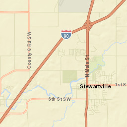 Stewartville Street Map