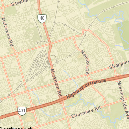 Scarborough Street Map