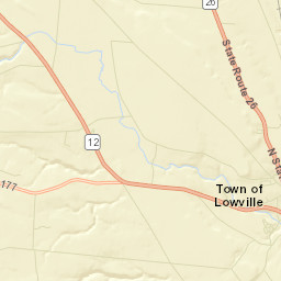 West Lowville New York Street Map