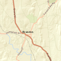 Brandon Street Map