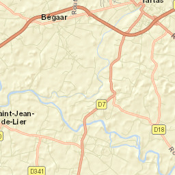 Bégaar Street Map