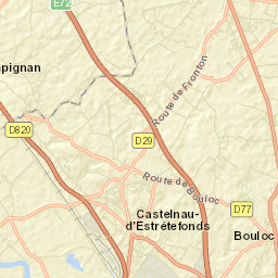 Castelnau-d'Estrétefonds Street Map