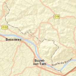 Buzet-sur-Tarn Street Map