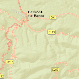 Belmont-sur-Rance Street Map