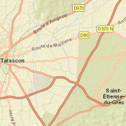 Tarascon Street Map