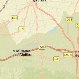 Maillane Street Map