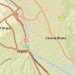 Cavaillon Street Map
