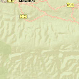Ménerbes Street Map