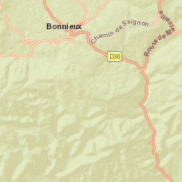 Bonnieux Street Map