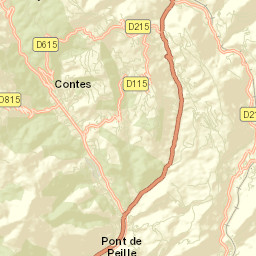 Berre-les-Alpes Street Map