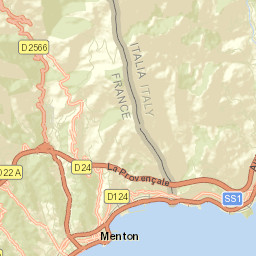 Menton Street Map