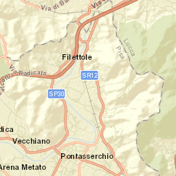 Filettole Street Map