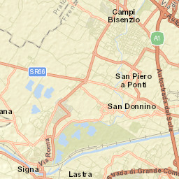 Campi Bisenzio Street Map
