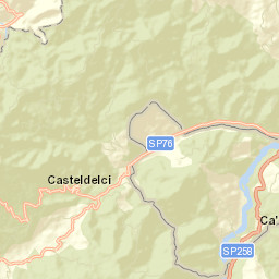Casteldelci Street Map