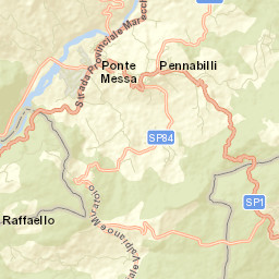 Pennabilli Street Map