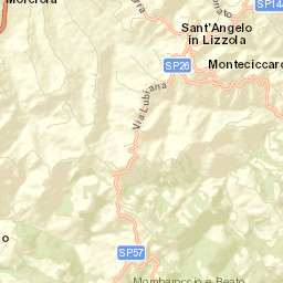 Monteciccardo Street Map