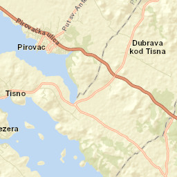 Pirovac Street Map