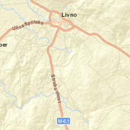 Livno Street Map