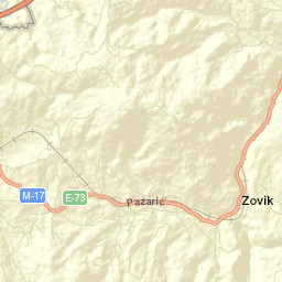 Pazarić Street Map